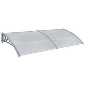 Door Canopy Gray 78.7"x39.4" PC