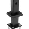 VEVOR Cable Railing Post, 42" x 1" x 2" Steel 30¬∞ Angled Hole Stair Railing Post, 12 Pre-Drilled Holes, SUS304 Stainless Steel Cable Rail Post with H
