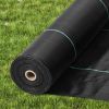 VEVOR 4FTx300FT Premium Heavy Duty Weed Barrier Landscape Fabric, 3.2OZ Woven Geotextile Fabric Under Gravel, High Permeability for Weed Blocker Weed