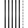 VEVOR Deck Balusters, 76 Pack Metal Deck Spindles, 29.5"x1" Staircase Baluster with Screws, Aluminum Alloy Deck Railing for Wood and Composite Deck, S