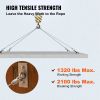 VEVOR T316 Stainless Steel Cable, 1/8'' x 1000 ft, Braided Aircraft Wire Rope with 1x19 Strands Construction, 2100 lbs Breaking Strength, for Deck Rai