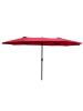 15Ftx9FtDouble-Sided Patio Umbrella Outdoor Market Table Garden Extra Large Waterproof Twin Umbrellas with Crank and Wind Vents for Garden Deck Backya