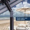 Umbrella Outdoor Patio Adjustable 9 Ft Patio Umbrella With Tilt Beach Garden