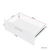 FCH 8 Drawer Double Dresser for Bedroom, Wide Storage Cabinet for Living Room Home Entryway, White