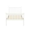 Platform Bed Frame Mattress Foundation with Wood Slat Support, Twin (White)