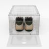 Set of 6 Stackable Clear Plastic Shoe Storage Box
