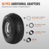 VEVOR Lawn Mower Tires, 15x6-6" Lawn Tractor Tires, 2-Pack Tire and Wheel Assemblies, Turf Pneumatic Tires with 3" Centered Hub and 3/4" Bushing Size,