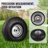 VEVOR Lawn Mower Tires, 15x6-6" Lawn Tractor Tires, 2-Pack Tire and Wheel Assemblies, Turf Pneumatic Tires with 3" Centered Hub and 3/4" Bushing Size,