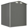 Garden Shed Light Gray 75.6"x75.2"x87.8" Galvanized Steel