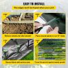 VEVOR 6.5FTx300FT Premium Weed Barrier Fabric Heavy Duty 3.2OZ, Woven Weed Control Fabric, High Permeability Good for Flower Bed, Geotextile Fabric fo
