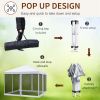 10' x 10' Pop Up Canopy Tent with Netting, Instant Gazebo, Ez up Screen House Room with Carry Bag, Height Adjustable, for Outdoor, Garden, Patio, Crea
