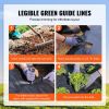 VEVOR 3FTx50FT Premium Heavy Duty Weed Barrier Landscape Fabric, 3.2OZ Woven Geotextile Fabric Under Gravel, High Permeability for Weed Blocker Weed M