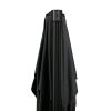 Outsunny 8FT Cantilever Patio Umbrella, Square Outdoor Offset Umbrella with 360¬∞ Rotation, Aluminum Hanging Umbrella with 3-Position Tilt, Crank & Cr