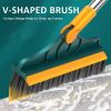 Bathroom Long Handle Floor Gap Wiper No Dead Corner Hard Bristle Floor Cleaning Ceramic Tile Brush