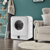 850W drum dryer 1.95 cubic feet front drying 5 drying modes 10 lb mini laundry and drying belt with overheat protection, dust removal, deodorant and v