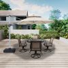 10 ft. Octagon Aluminum 360-Degree Outdoor Patio Cantilever Umbrella with umbrella cover for Yard