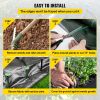 VEVOR 6FT300FT Premium Weed Barrier Fabric Heavy Duty 2.4OZ, Woven Weed Control Fabric, High Permeability Good for Flower Bed, Geotextile Fabric for U