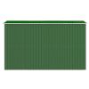 Garden Shed Green 75.6"x140.6"x87.8" Galvanized Steel