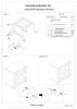 Modern 1pc Nightstand Wooden Bedside Table 2- Drawers Bedroom Furniture