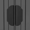 Garden Shed Light Gray 75.6"x75.2"x87.8" Galvanized Steel