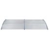 Door Canopy Gray 78.7"x39.4" PC