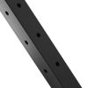 VEVOR Cable Railing Post, 42" x 2" x 2" Steel L-Shaped Hole Corner Railing Post, 12 Pre-Drilled Holes, SUS304 Stainless Steel Cable Rail Post with Hor