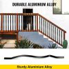 VEVOR Deck Balusters, 61 Pack Metal Deck Spindles, 29.5"x1" Staircase Baluster with Screws, Aluminum Alloy Deck Railing for Wood and Composite Deck, S