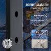 VEVOR Cable Railing Post, 36" x 2" x 2" Steel 30¬∞ Angled Hole Stair Railing Post, 10 Pre-Drilled Holes, SUS304 Stainless Steel Cable Rail Post with H