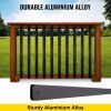 VEVOR Deck Balusters, 76 Pack Metal Deck Spindles, 29.5"x1" Staircase Baluster with Screws, Aluminum Alloy Deck Railing for Wood and Composite Deck, S