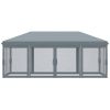 Outsunny 10' x 20' Pop Up Canopy Tent with Netting, Heavy Duty Instant Sun Shelter, Large Tents for Parties with Carry Bag for Outdoor, Garden, Patio,