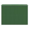 Garden Shed Green 75.6"x107.9"x87.8" Galvanized Steel