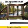VEVOR Deck Balusters, 51 Pack Metal Deck Spindles, 36"x0.75" Staircase Baluster with Screws, Aluminum Alloy Deck Railing for Wood and Composite Deck,