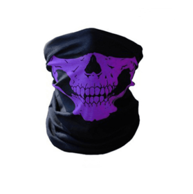 Full Face Motorcycle Face Shield winter Balaclava Face Mask (Color: Purple)