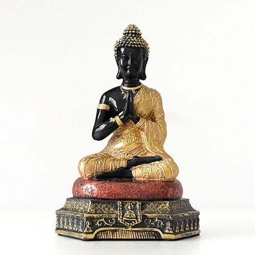 Buddha Statues Thailand for Garden office home Decor Desk ornament fengshui hindu sitting Buddha figurine Decoration