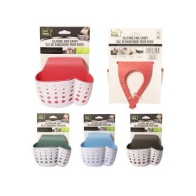 1 Piece Kitchen Sponge Holder, Organizer Sink Hanging Basket, Kitchen Accessories Soap Dishwashing Liquid Draining Basket (Color: Blue)