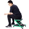 Mechanic Creeper, Garage Gift, 36" Z Creeper Seat, 2 in 1 Mechanic Gifts, 300 lbs Capacity, Low Profile Creeper with 6 pcs Wheels in Garage/Shop for F