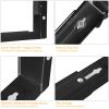 2 Pcs Microwave Brackets Adjustable Wall Mount Shelf Heavy Duty Carbon Steel Wall Microwave Cradle