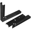 2 Pcs Microwave Brackets Adjustable Wall Mount Shelf Heavy Duty Carbon Steel Wall Microwave Cradle
