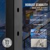 VEVOR Cable Railing Post, 42" x 2" x 2" Steel 30¬∞ Angled Hole Stair Railing Post, 12 Pre-Drilled Holes, SUS304 Stainless Steel Cable Rail Post with H