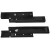 2 Pcs Microwave Brackets Adjustable Wall Mount Shelf Heavy Duty Carbon Steel Wall Microwave Cradle